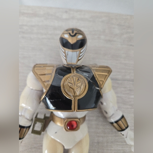 Mighty Morphing Power Rangers white ranger 93 bandai Action Figure Toy Vintage - Picture 2 of 7